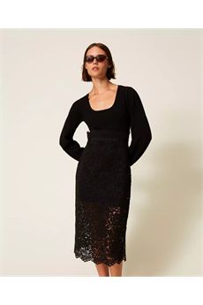 Abito da donna di colore nero Twinset | 252TP303000006