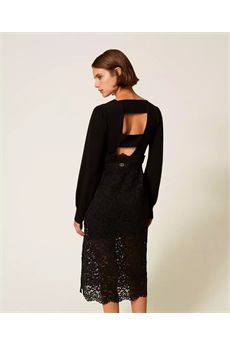 Abito da donna di colore nero Twinset | 252TP303000006