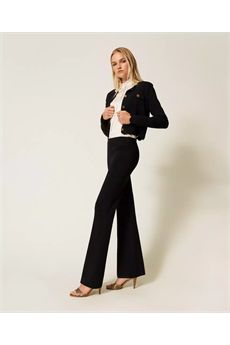 Pantalone da donna di colore nero Twinset | 252TP320600006