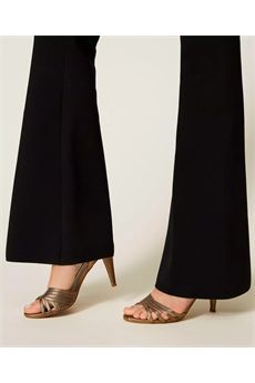 Pantalone da donna di colore nero Twinset | 252TP320600006