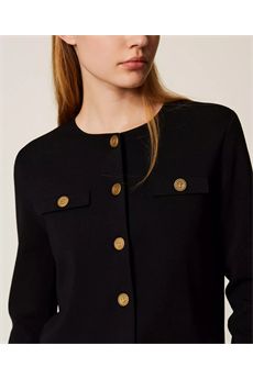 Giacca da donna di colore nero Twinset | 252TP320A00006
