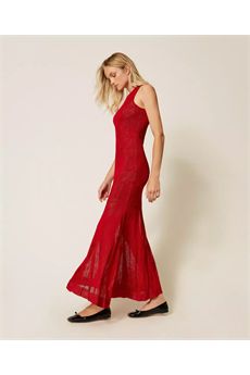 Abito da donna di colore rosso veneziano Twinset | 252TP338200740