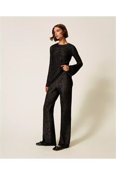 Pantaloni da donna di colore nero Twinset | 252TP338300006