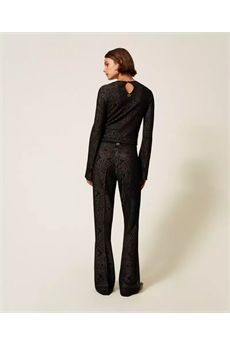 Pantaloni da donna di colore nero Twinset | 252TP338300006