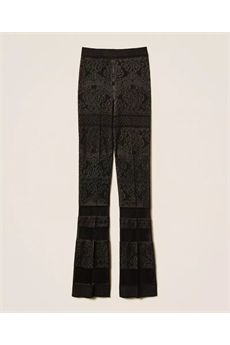 Pantaloni da donna di colore nero Twinset | 252TP338300006