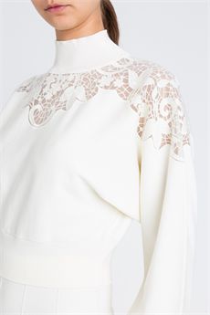 Maglia da donna di colore bianco neve Twinset | 252TP340600282