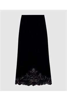 Gonna da donna di colore nero Twinset | 252TP340700006