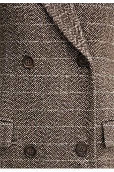 Cappotto da donna di colore Herringbone Black / Gold Twinset | 252TT204112893