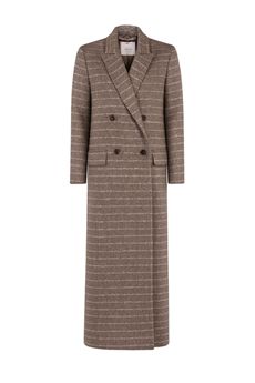 Cappotto da donna di colore Herringbone Black / Gold Twinset | 252TT204112893