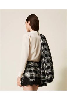 Gonna da donna di colore bainco e nero Twinset | 252TT211212876