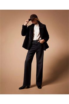 Jeans da donna in denim nero Twinset | 252TT227101103