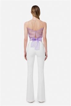 Pantalone skinny bianco - Elisabetta Franchi - Bilotti abbigliamento