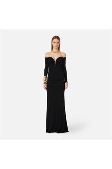 Abito da donna di colore nero Elisabetta Franchi | ABR1061E2110