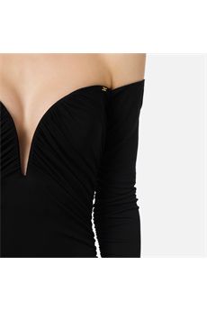 Abito da donna di colore nero Elisabetta Franchi | ABR1061E2110