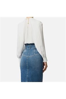 Camicia da donna di colore avorio Elisabetta Franchi | CA12961E2360