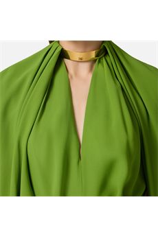 Camicia da donna di colore aloe Elisabetta Franchi | CA12961E2EV3