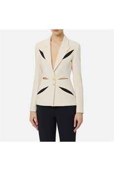 Giacca da donna di colore burro Elisabetta Franchi | GI19861E2E84