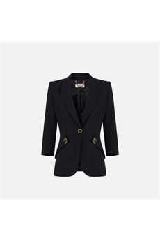 Giacca da donna di colore nero Elisabetta Franchi | GI21561E2110