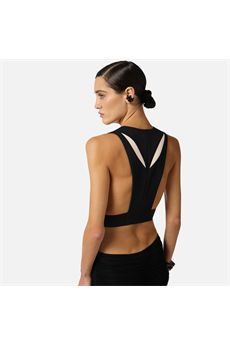 Gilet da donna di colore nero e burro Elisabetta Franchi | GL00461E2685