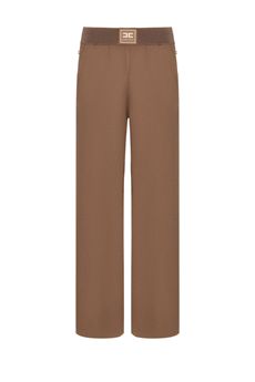 Pantalone da donna di colore argilla