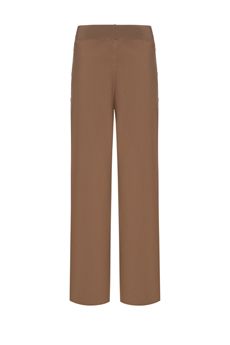 Pantalone da donna di colore argilla Elisabetta Franchi | KP74S61E2727