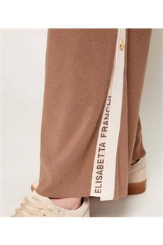 Pantalone da donna di colore argilla Elisabetta Franchi | KP74S61E2727