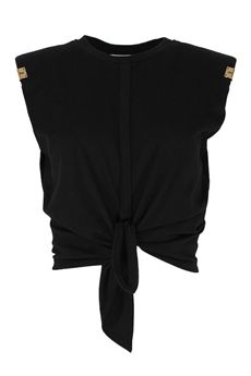 T-shirt da donna di colore nero