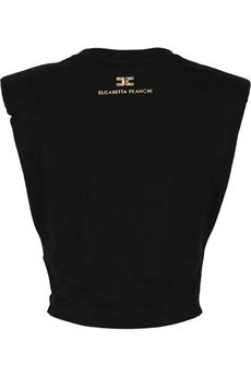 T-shirt da donna di colore nero Elisabetta Franchi | MA01161E2110