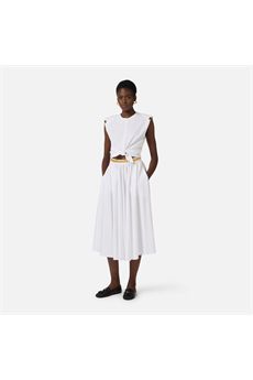 T-shirt da donna di colore bianco gesso Elisabetta Franchi | MA01161E2270