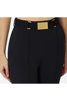Pantalone da donna di colore nero Elisabetta Franchi | PA13261E2110