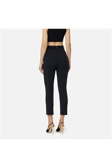 Pantalone da donna di colore nero Elisabetta Franchi | PA13261E2110