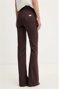 Pantaloni da donna di colore cacao Elisabetta Franchi | PJ22N61E2644