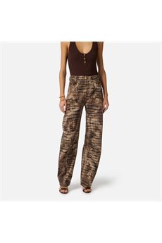 Pantaloni da donna di colore cacao Elisabetta Franchi | PJ31D61E2644