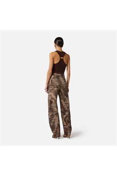 Pantaloni da donna di colore cacao Elisabetta Franchi | PJ31D61E2644