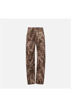 Pantaloni da donna di colore cacao Elisabetta Franchi | PJ31D61E2644