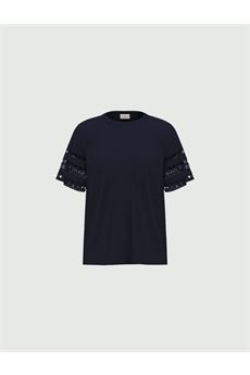 T-shirt da donna di colore blu notte Emme | EMMAPE002