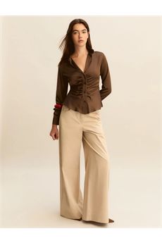 Camicia da donna di colore kaki Emme | EMMCALESSE004