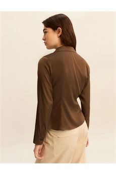 Camicia da donna di colore kaki Emme | EMMCALESSE004