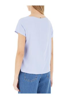 Blusa da donna di colore celeste Emme | EMMCARTONE003
