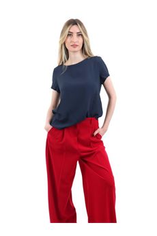 Blusa da donna di colore blu