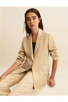 Giacca da donna di colore beige Emme | EMMCHARME1005