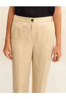 Pantaloni da donna di colore beige Emme | EMMCHARME2005