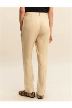 Pantaloni da donna di colore beige Emme | EMMCHARME2005