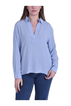 Blusa da donna di colore azzurro Emme | EMMELICA003