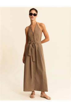 Abito da donna di colore tortora Emme | EMMEROICO004