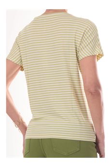 T-shirt da donna di colore bianco e verde Emme | EMMFERVIDA001