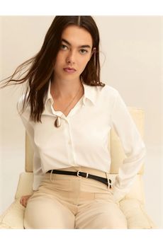 Camicia da donna di colore bianco Emme | EMMGOLF001
