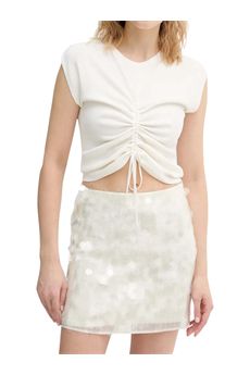 Top da donna di colore panna Emme | EMMOGNUNO001