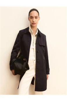 Trench da donna di colore blu Emme | EMMOPERA008