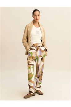 Pantaloni da donna di colore sabbia Emme | EMMOSSO001